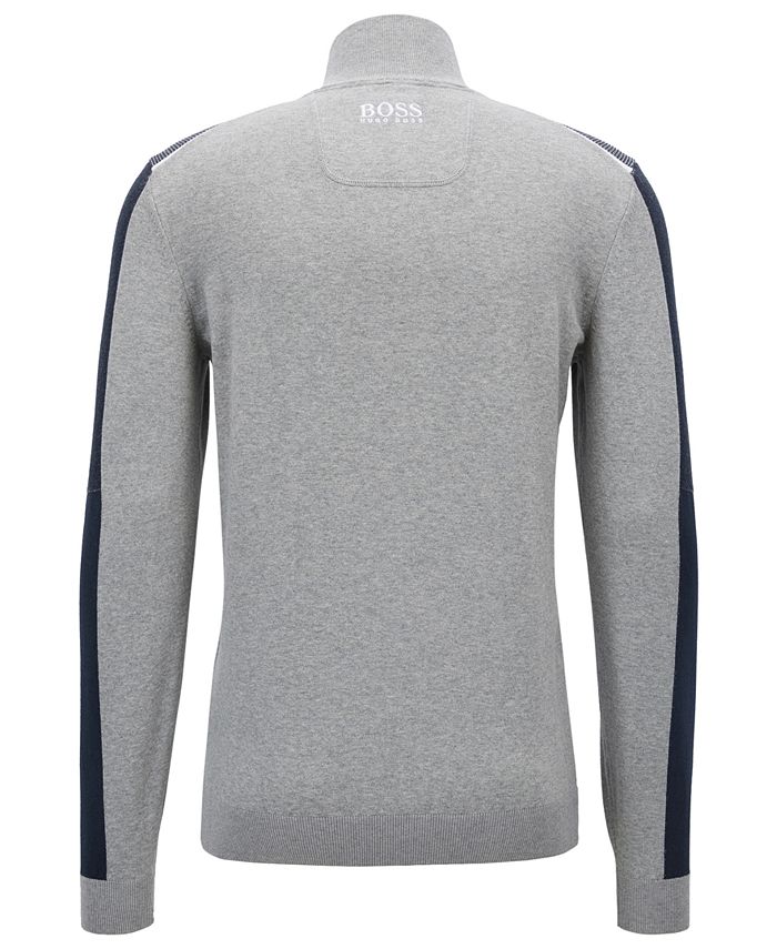 Hugo Boss BOSS Men's Water-Repellent Colorblocked Sweater & Reviews ...