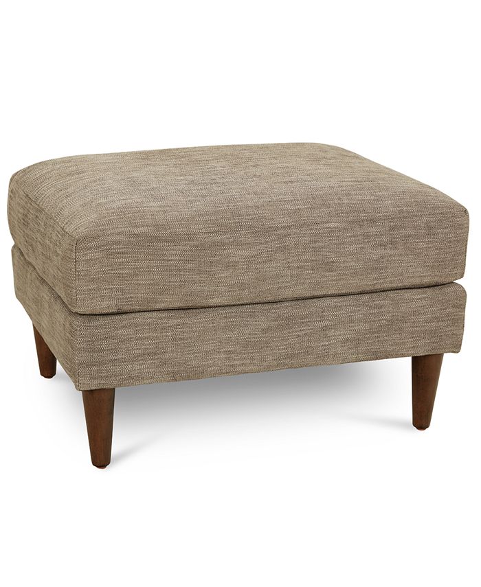 Furniture CLOSEOUT! Emberli Fabric Ottoman, Created for Macy's Macy's