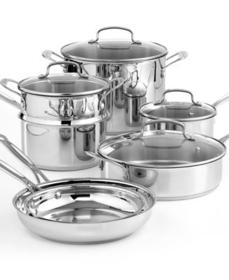 Photo 1 of Cuisinart Chef's Classic Stainless Steel 11 Piece Cookware Set
