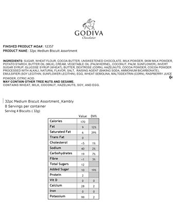 Godiva - Chocolate Truffle Coffee & Chocolate Biscuit Gift Set