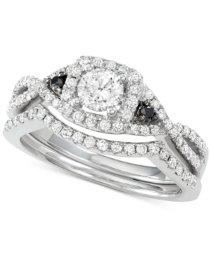 Diamond Bridal Set (1 ct tw) in 14k White Gold