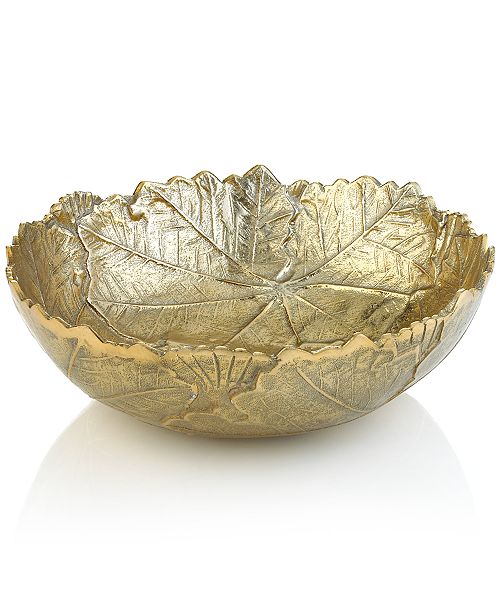 Martha Stewart Collection Closeout Serveware Park Leaves Gold