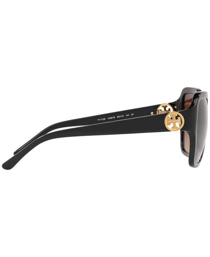 Tory Burch Polarized Sunglasses, TY7125 56 - Macy's
