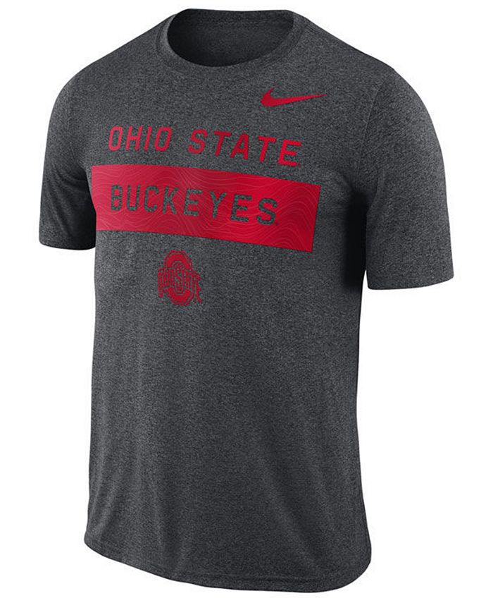 Nike Men's Ohio State Buckeyes Legends Lift T-Shirt - Macy's
