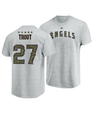 mike trout black camo jersey