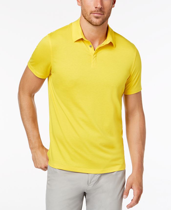 Alfani Men's Soft Touch Stretch Polo, Created for Macy's - Macy's