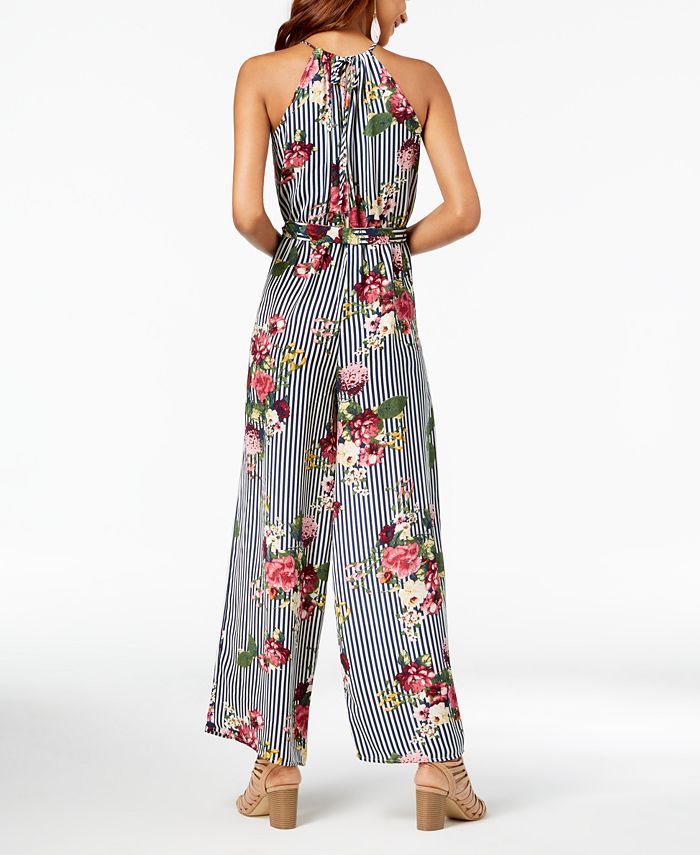 juniors sequin jumpsuit