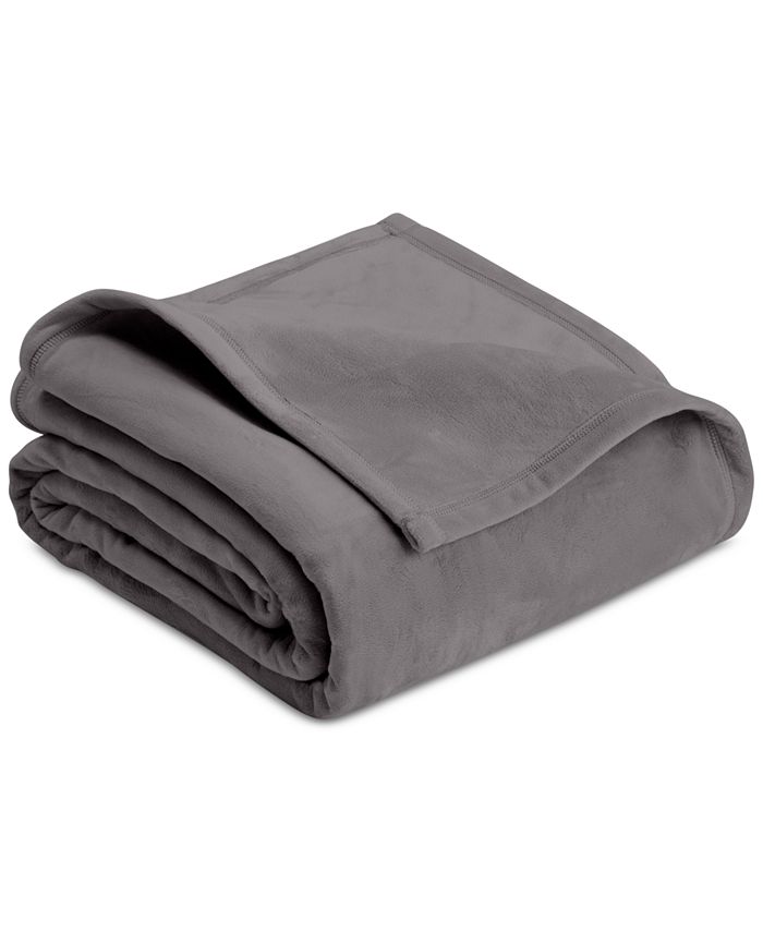 Vellux Plush Knit Twin Blanket & Reviews Blankets & Throws Bed