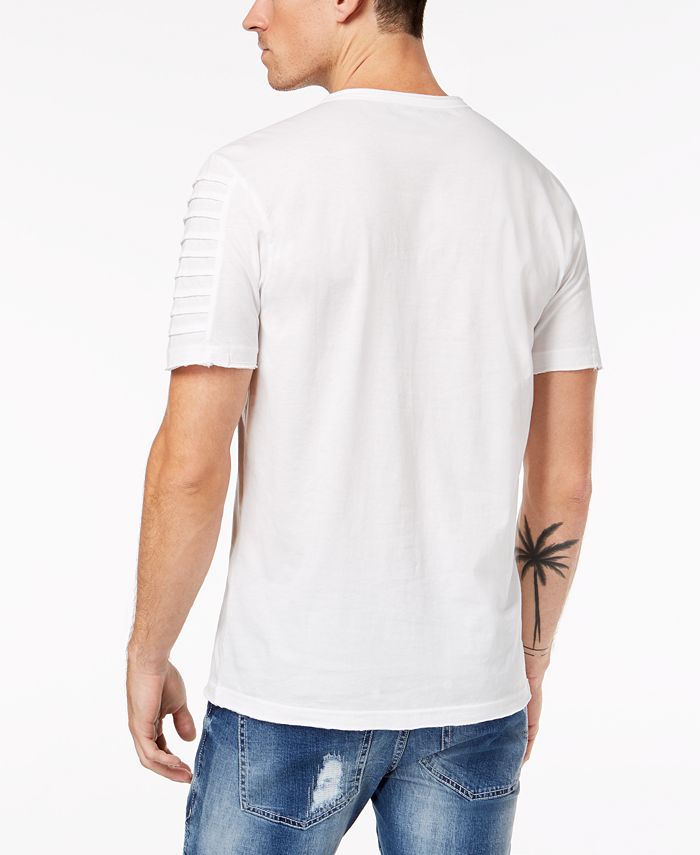 INC International Concepts INC Men's Split-Neck Zipper T-Shirt, Created ...