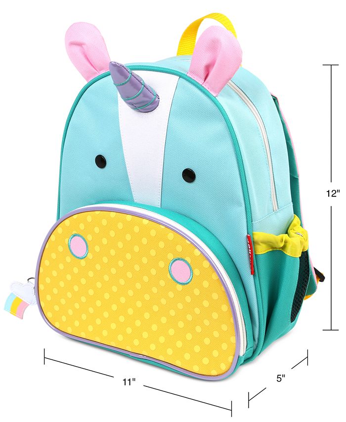 Skip Hop Zoo Little Kid Unicorn Backpack - Yellow/Pink