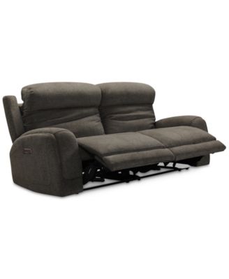 CLOSEOUT! Winterton 82'' 2-Pc. Fabric Power Reclining Sectional Sofa With 2 Power Recliners, Power Headrests, Lumbar And USB Power Outlet