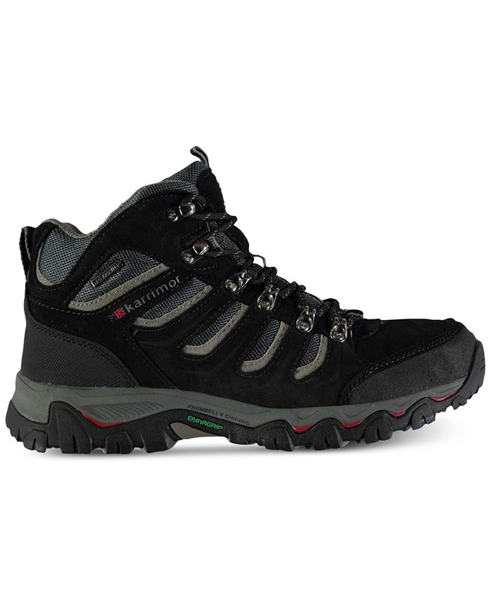 Mens Karrimor Mount Low Walking Shoes Boots Waterproof Hiking Outdoor BLACK  New 