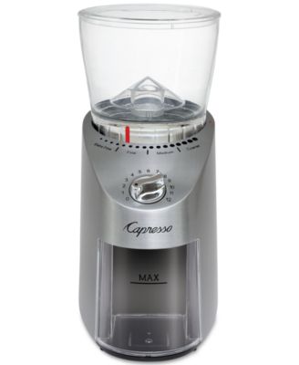 thumbnail image 2 of Capresso Infinity Plus Conical Burr Coffee Grinder – Black, 100W – Model 570.01 2 of 6