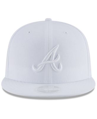 off white braves hat fitted