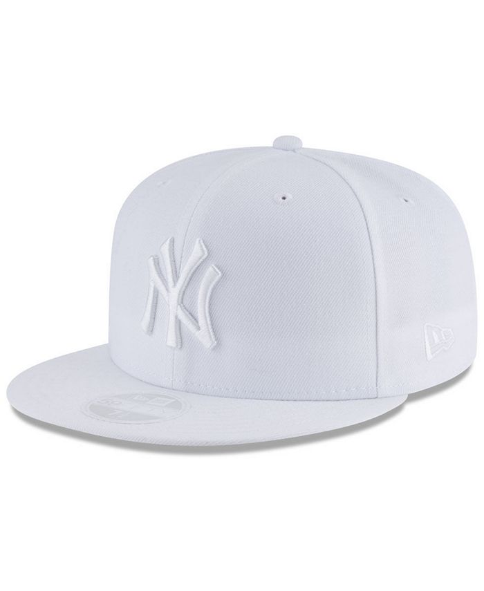 new era ny cap white