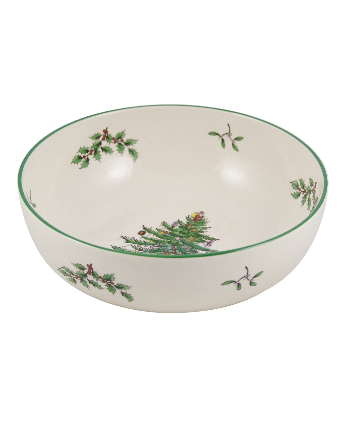 Spode Christmas Tree Individual Bowl In Green