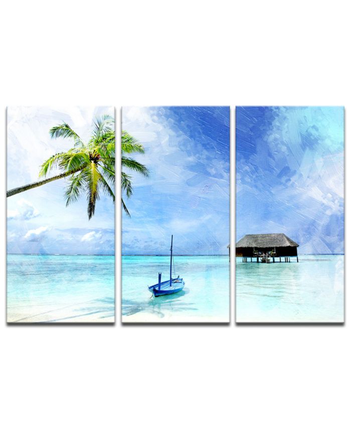 Ready2HangArt 'Tropical' 3-Pc. Canvas Art Print Set & Reviews - Wall Art - Macy's