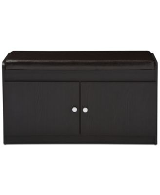 Glasser Cabinet with Seating Bench