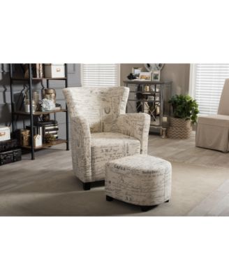 Rixenda Club Chair and Ottoman Set