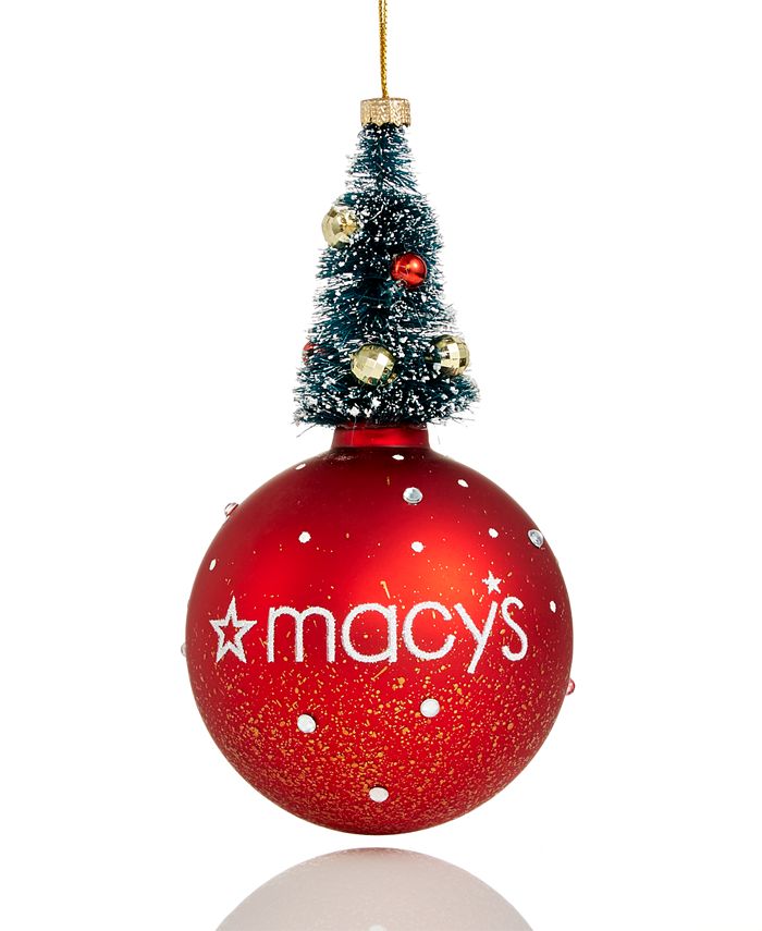 Holiday Lane Macy's Ball with Christmas Tree Ornament Created for Macy