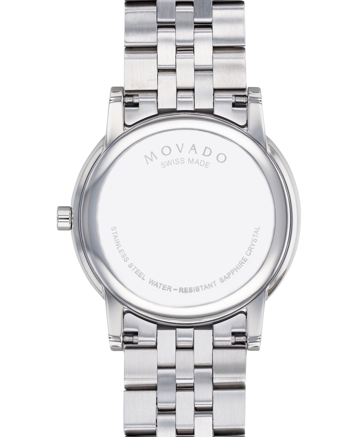 Мужские часы Movado Swiss Museum Classic Stainless Steel Bracelet Watch 40mm — фото 3