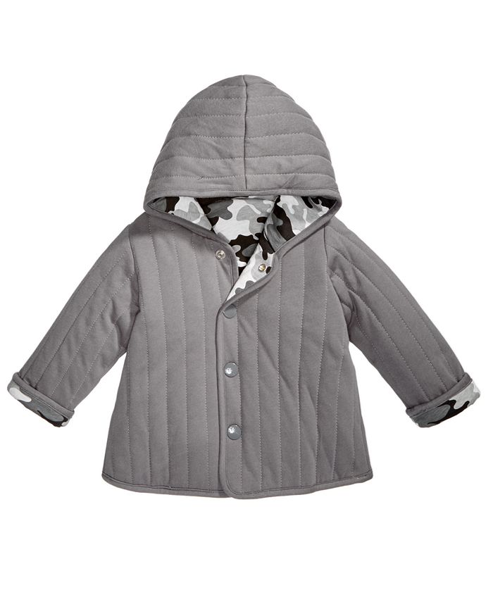 First Impressions Baby Boys Reversible CamoPrint Jacket, Created for