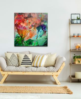 'Painted Petals LXI' Canvas Wall Decor