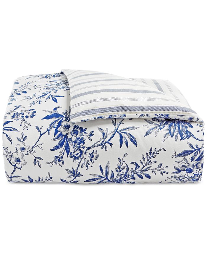 Martha Stewart Collection CLOSEOUT! Cozy Toile Cotton Flannel Full