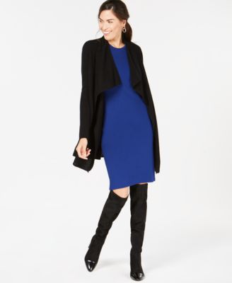 Charter Club - Cashmere Open-Front Draped Cardigan