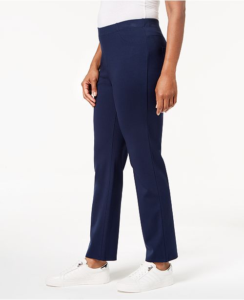Karen Scott Sport PullOn Comfort Pants, Created for Macy's & Reviews