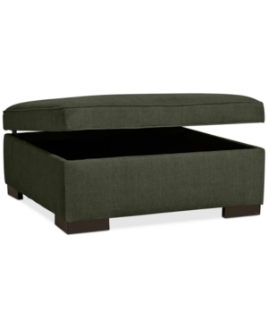 FURNITURE RADLEY 36" FABRIC STORAGE OTTOMAN, CREATED FOR MACY'S