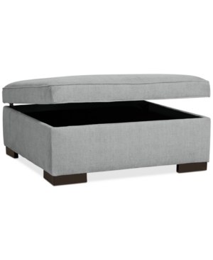 FURNITURE RADLEY 36" FABRIC STORAGE OTTOMAN, CREATED FOR MACY'S