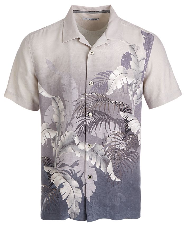 Tommy Bahama Men's Mystic Palms Floral-Print Jacquard Silk Camp Shirt ...
