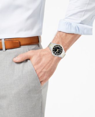 Men's Two-Tone Stainless Steel Bracelet 41mm