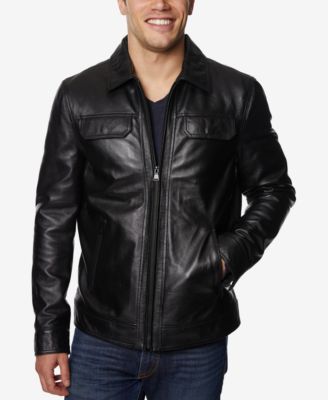 macys levis leather jacket