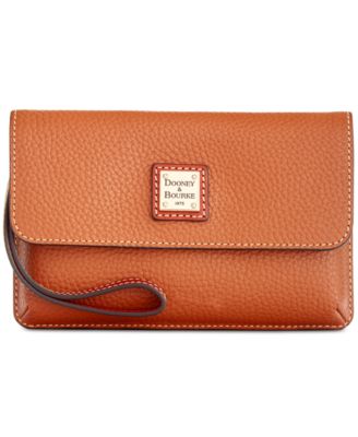 Pebble grain milly wristlet sale