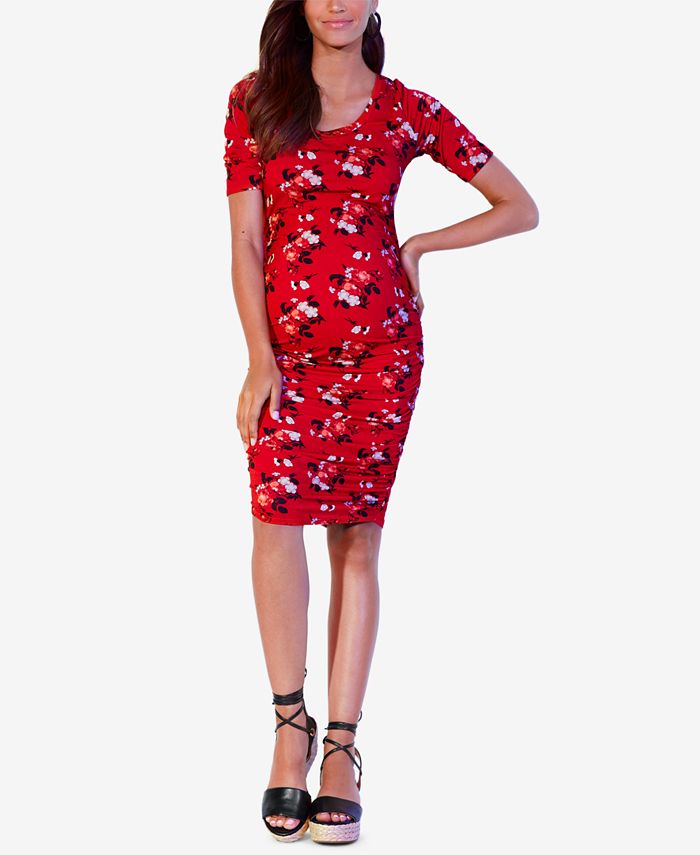 Motherhood Maternity Ruched Dress Macy's