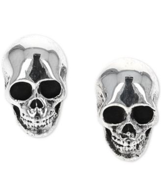 King Baby - Rock n' Roll Stud Earrings in Sterling Silver