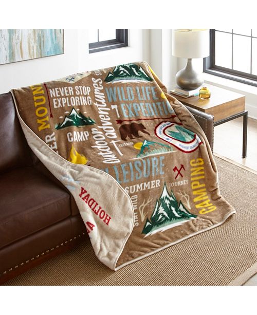 Shavel Hi Pile Luxury Oversized Throw & Reviews Blankets & Throws Bed & Bath Macy's