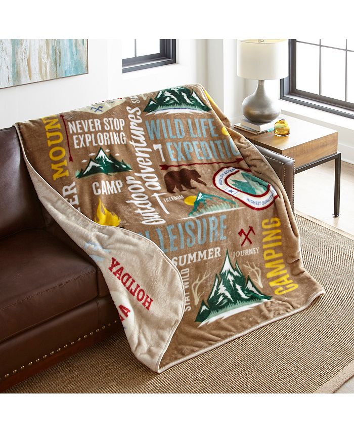 Shavel Hi Pile Luxury Oversized Throw Macy's