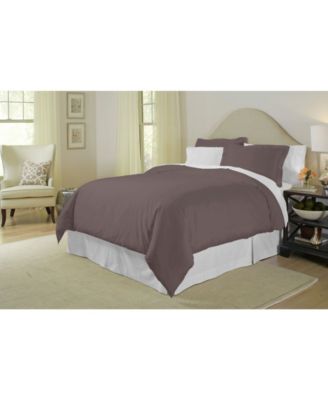 Solid 400 Thread Count Cotton Sateen Duvet Cover Sets