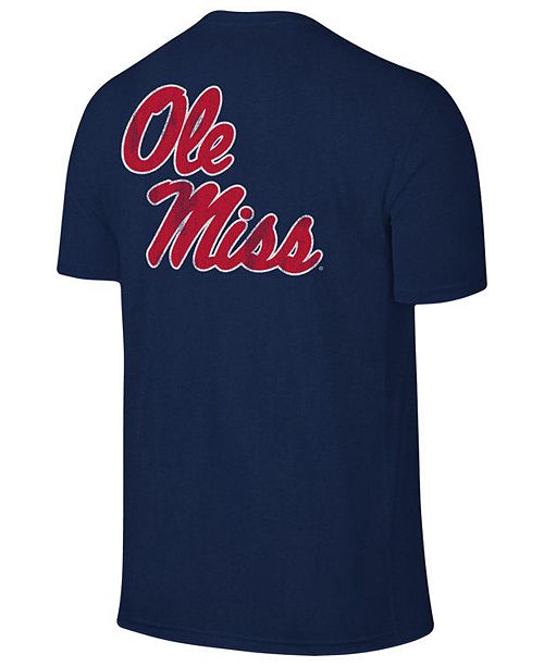 Retro Brand Men's Ole Miss Rebels Team Stacked Dual Blend T-Shirt & Reviews - Sports Fan Shop By 