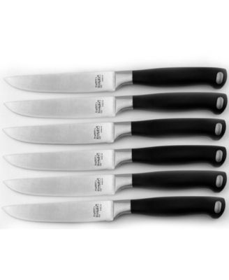 BergHOFF Bistro 7pc Steak Knives with Wood Storage Case