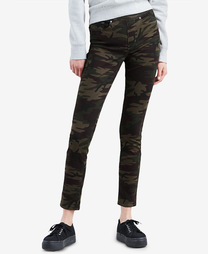 Levi's Skinny Perfectly Slimming Pull-On Camo Jeggings & Reviews - Jeans -  Women - Macy's
