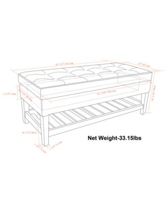 Verona Storage Ottoman