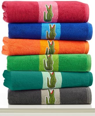 lacoste towel