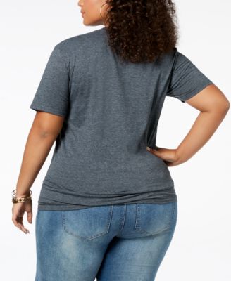 Disney Plus Size Leopard-Print Mickey Mouse T-Shirt