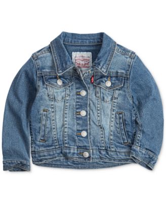 Levi's Little Girls Snap Button-Front Denim Jacket