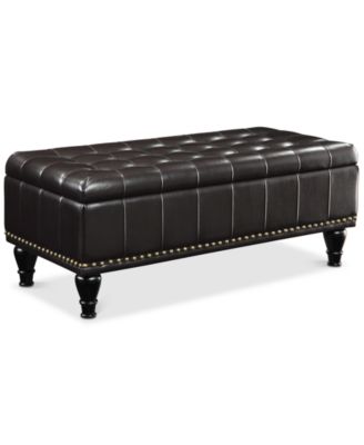 Office Star - Hartlee Square Ottoman, Quick Ship