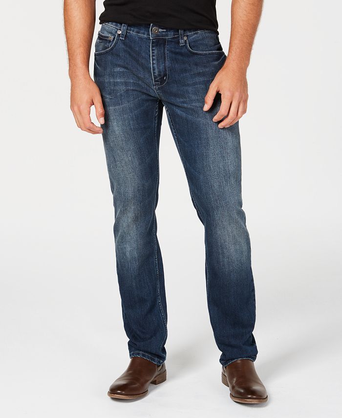 INC International Concepts I.N.C. Men's Slim-Straight Fit Stretch Jeans ...